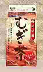 MEIJI　六条大麦使用　むぎ茶