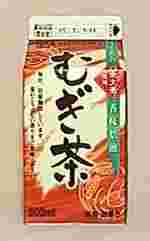 MEIJI　六条大麦使用　むぎ茶
